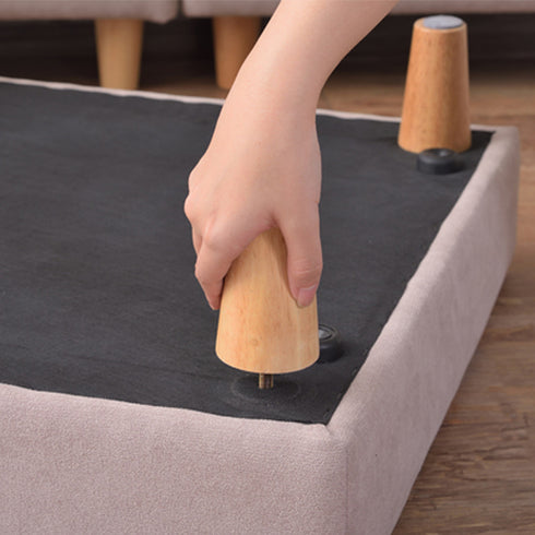 【組立簡単】開梱後は、脚と背もたれを取り付けるだけの工具を使わない簡単組立となっています